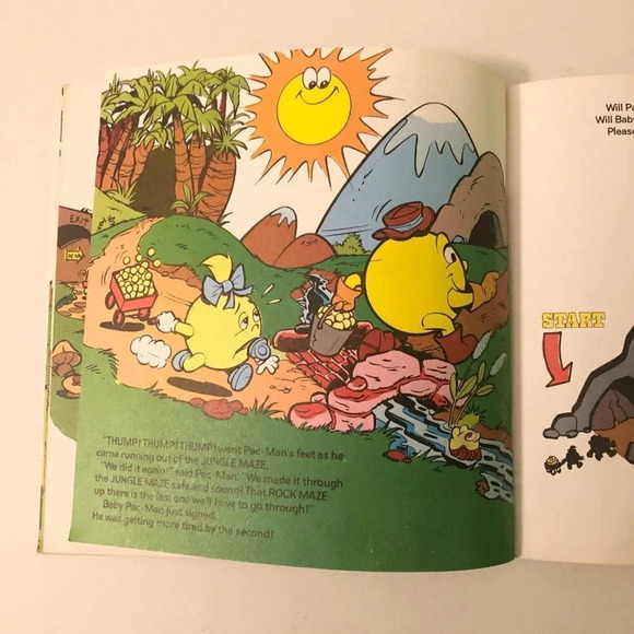 Vintage 1983 Pacman and The Ghost Digger John Albano Pac Man Book - Picture 12 of 15
